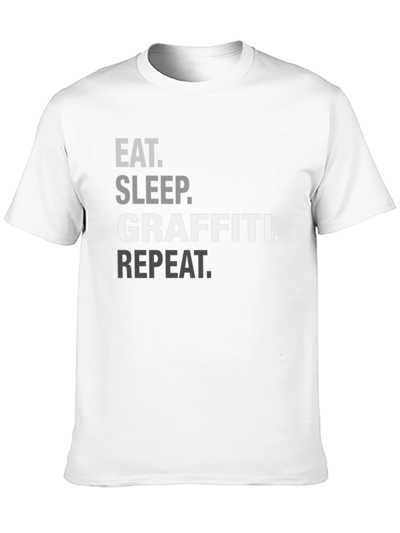 Eat Sleep Graffiti Repeat Graphic Tee