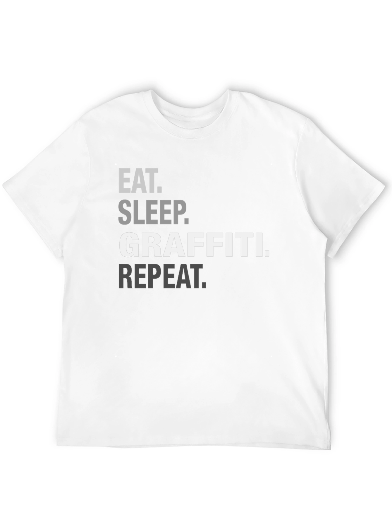 Eat Sleep Graffiti Repeat Graphic Tee