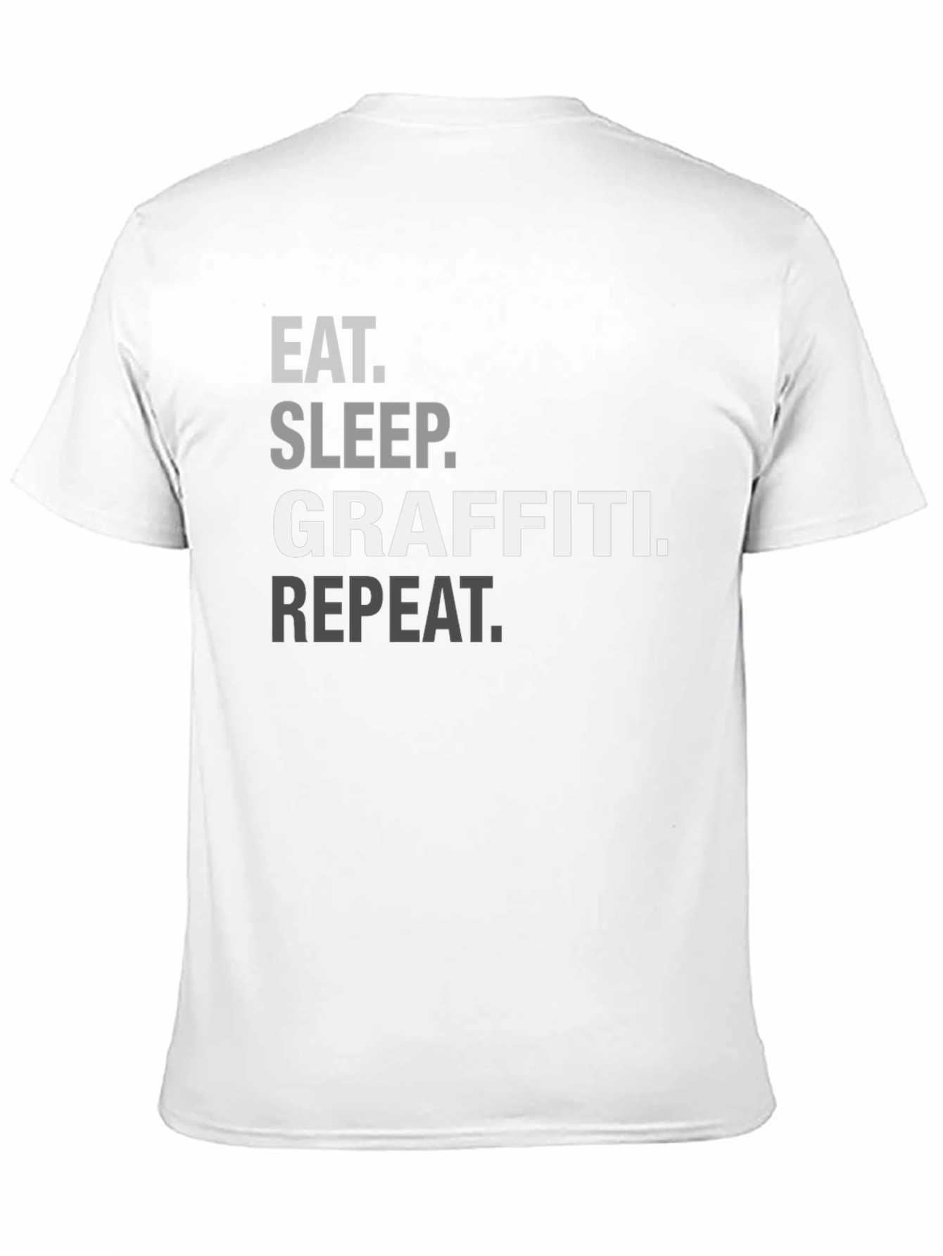 Eat Sleep Graffiti Repeat Graphic Tee