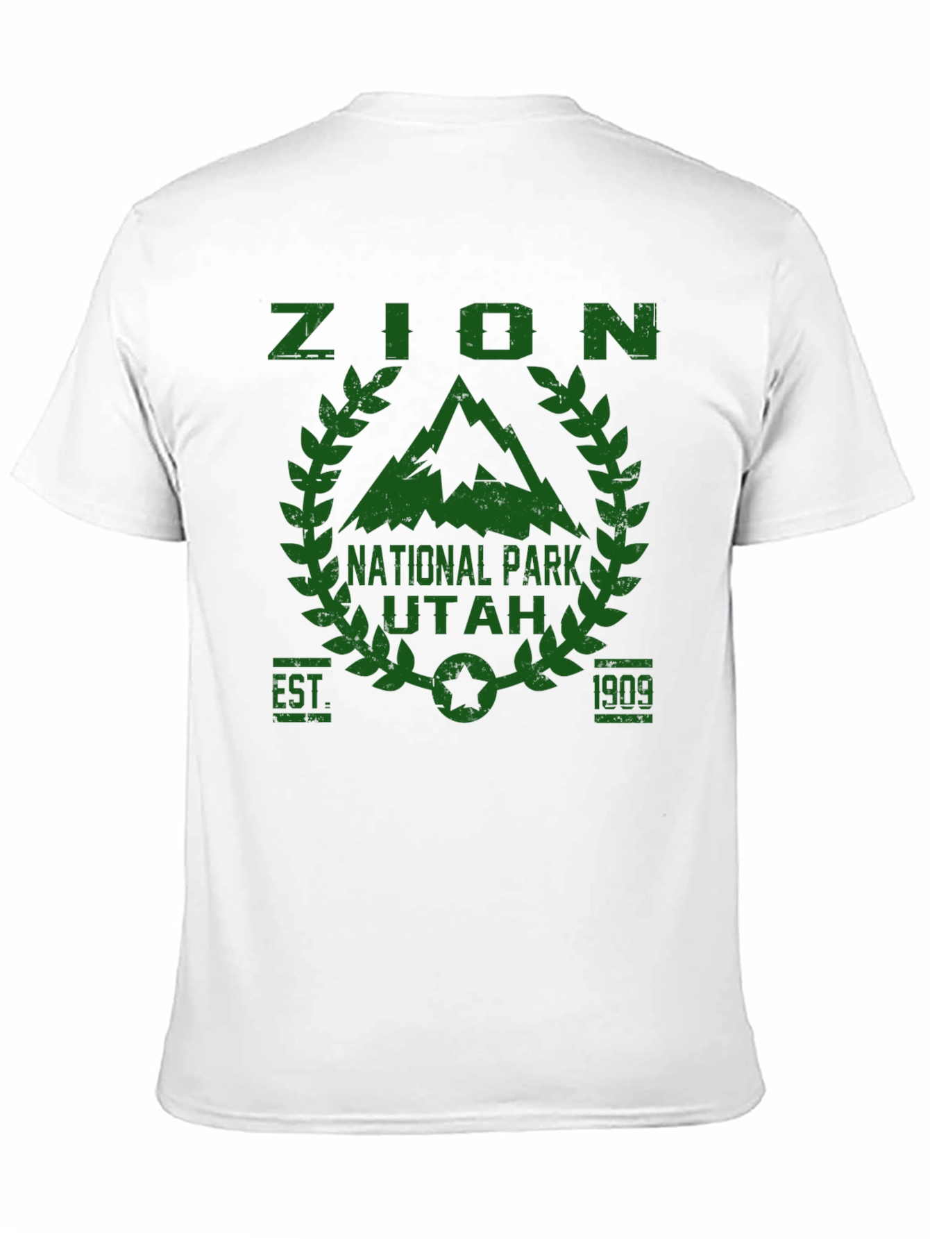 Zion National Park Black Graphic Tee