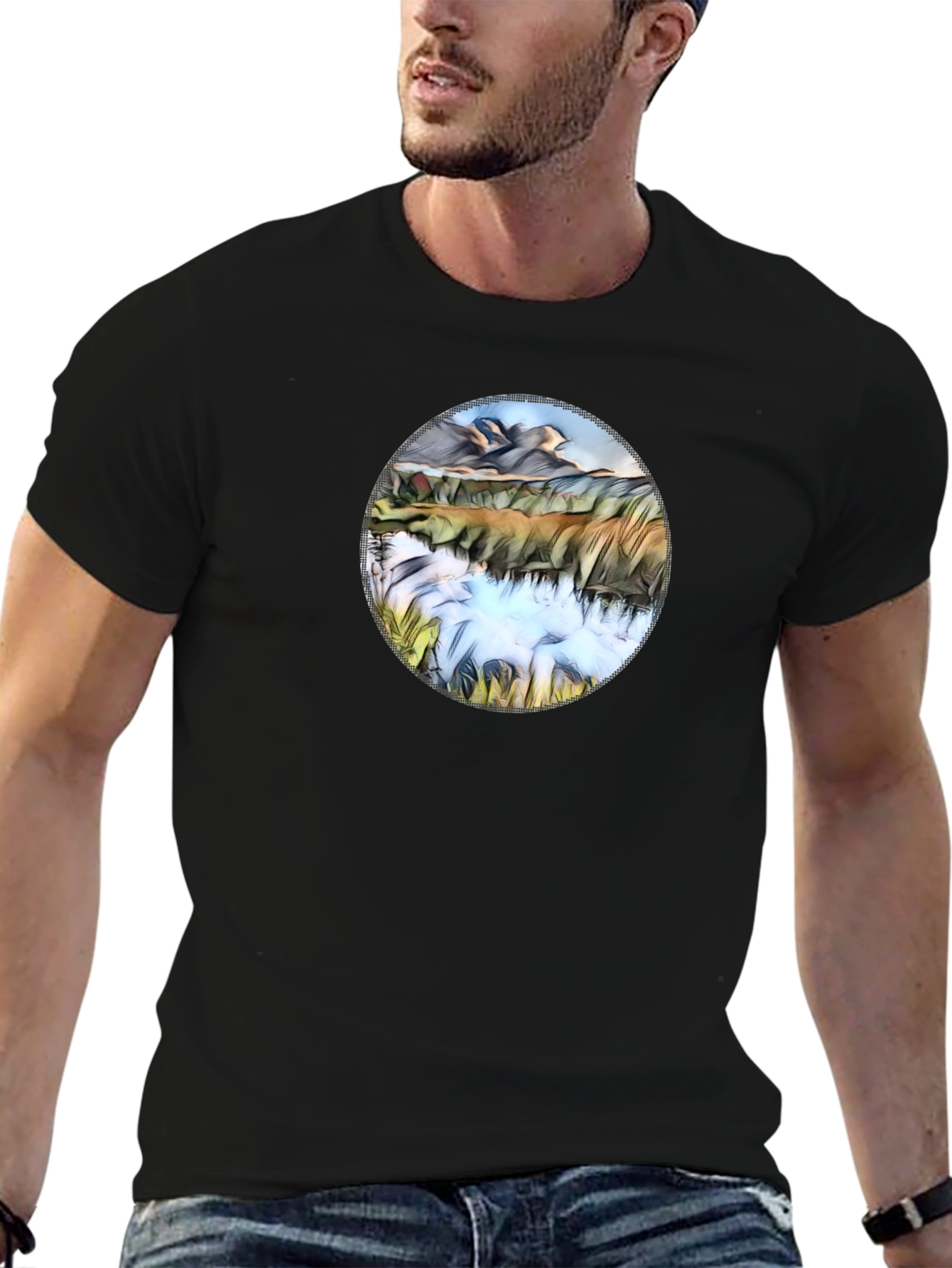 Lake Reflection Graphic Tee