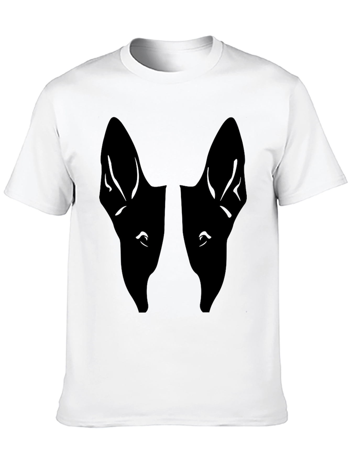 Dog Silhouette T-Shirt - Modern Minimalist Design