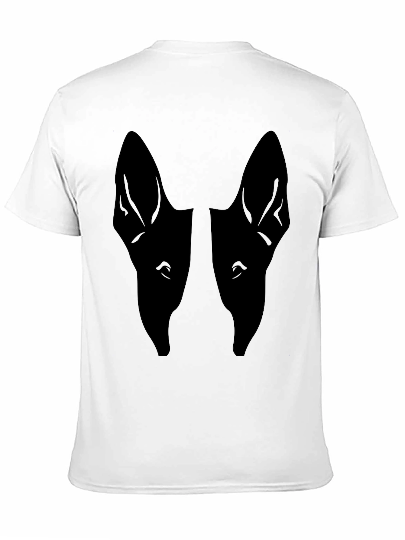 Dog Silhouette T-Shirt - Modern Minimalist Design