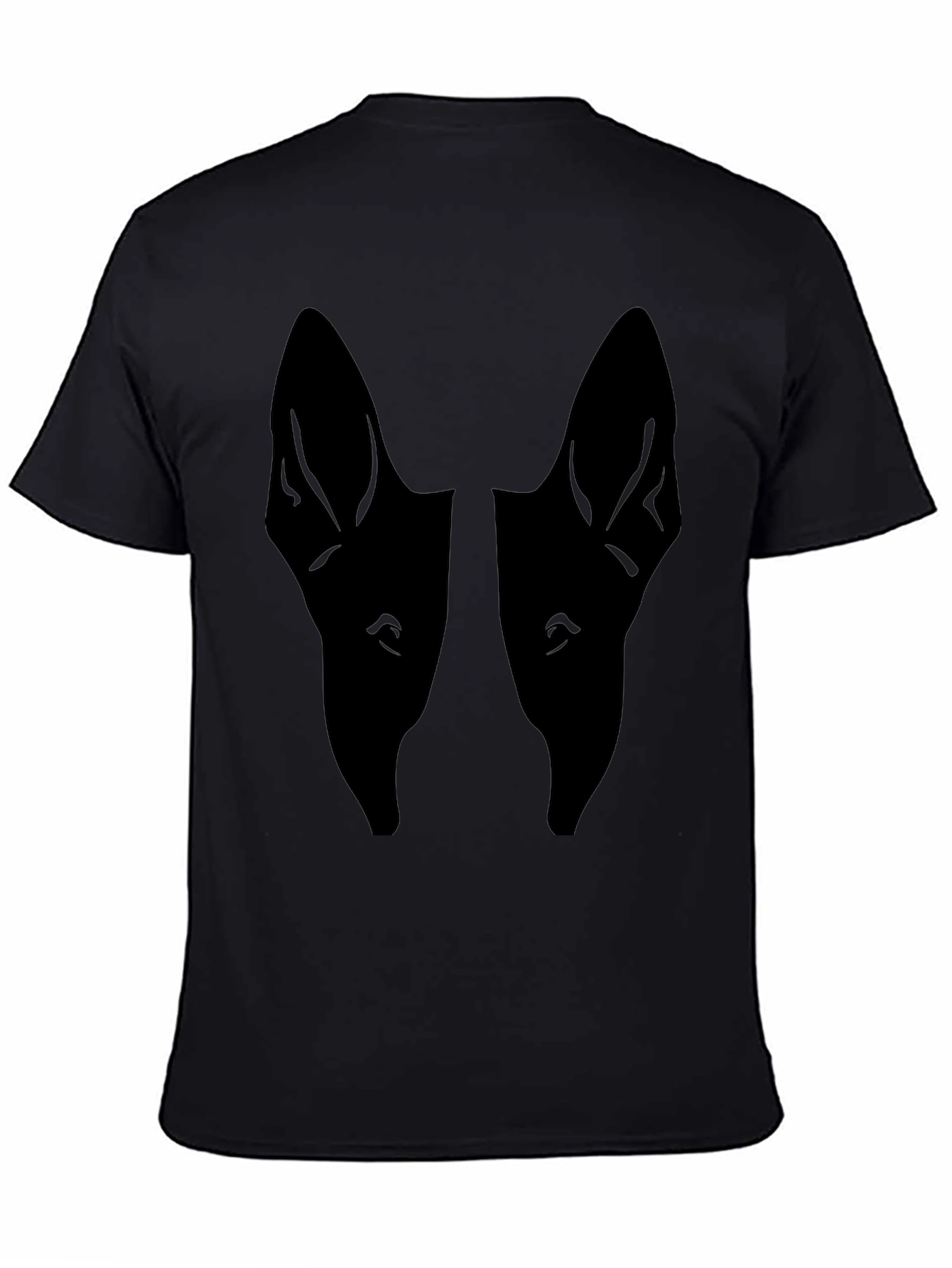 Dog Silhouette T-Shirt - Modern Minimalist Design
