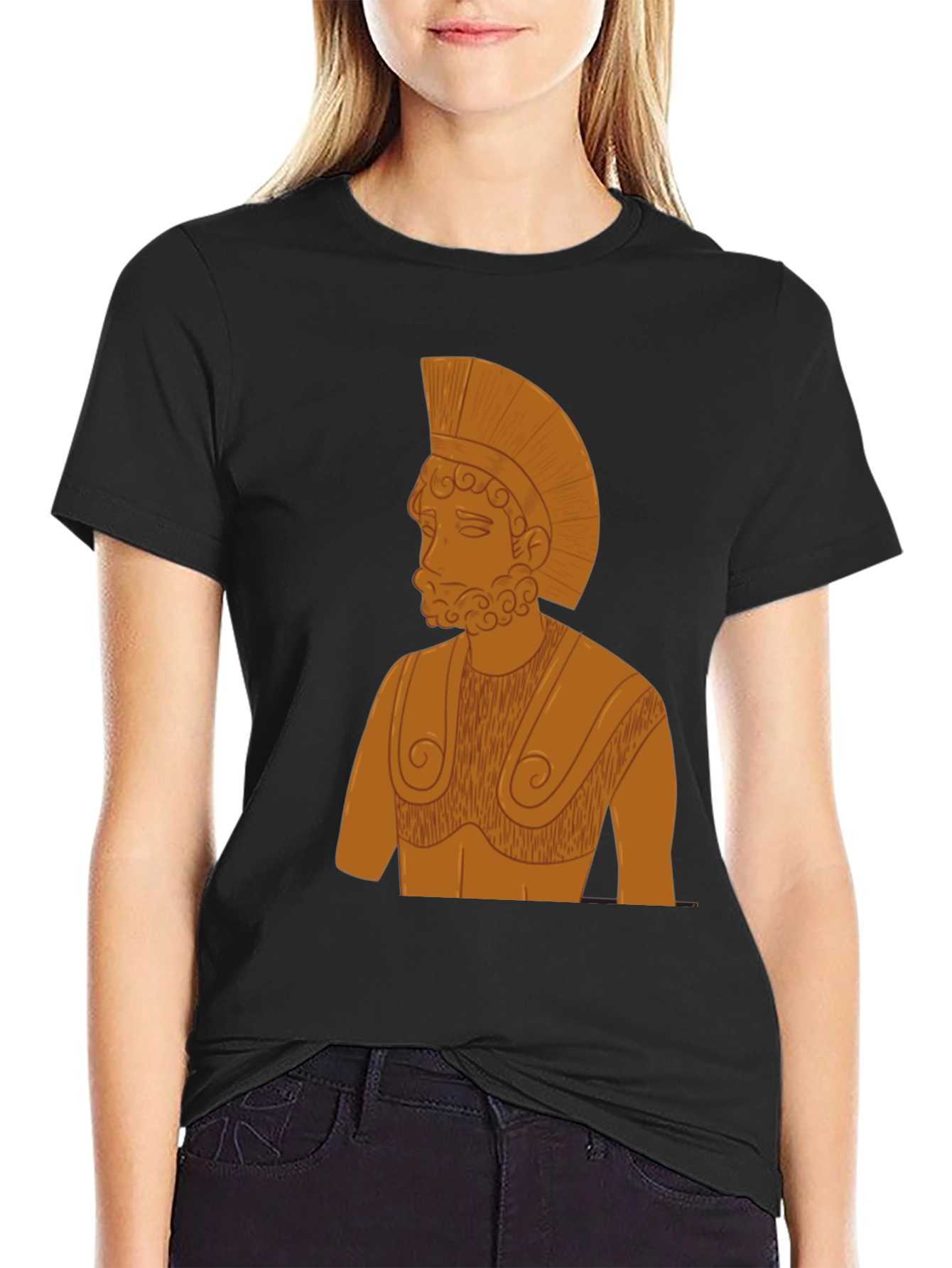 Spartan Warrior Graphic T-Shirt - Classic Style