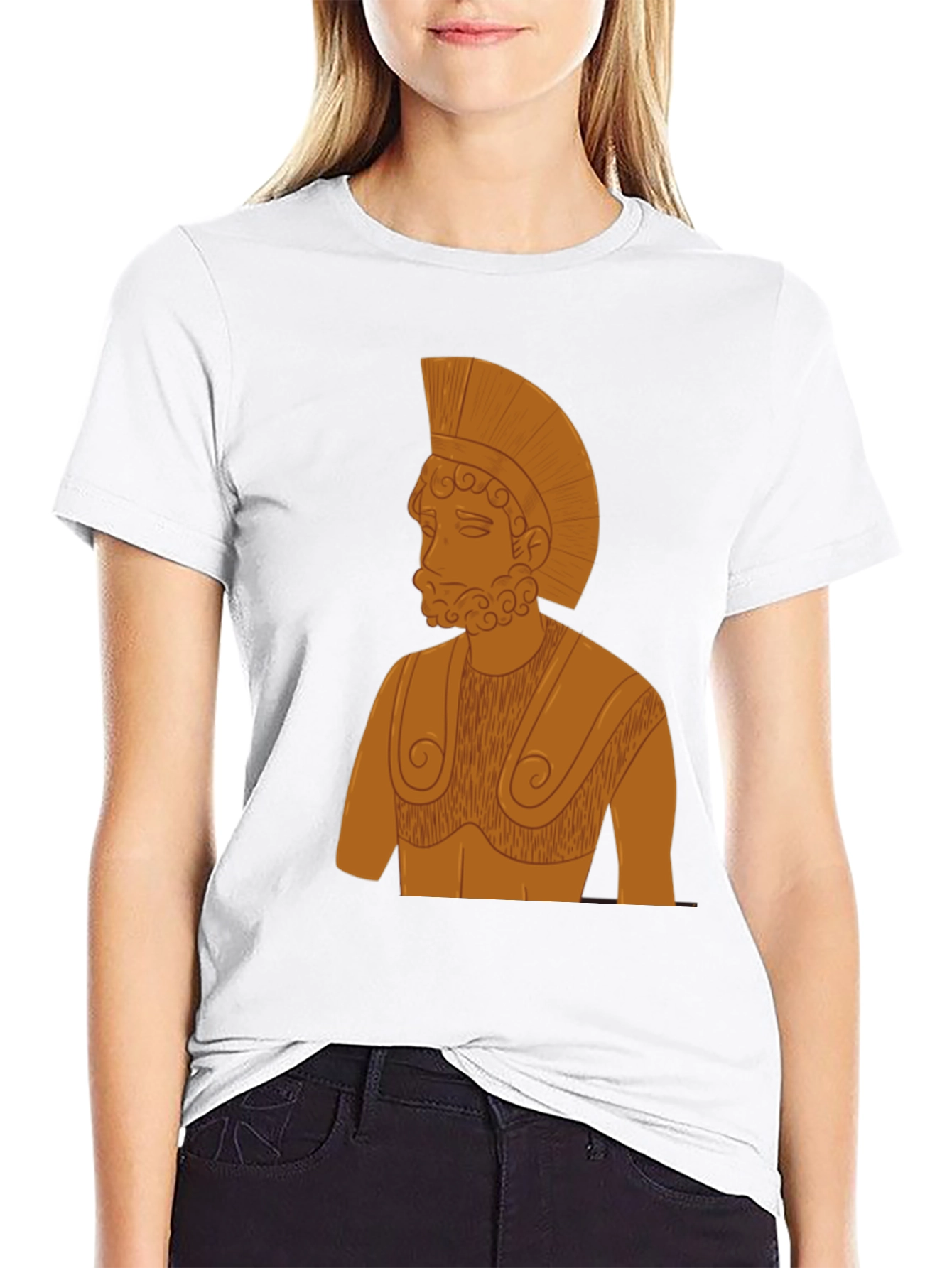 Spartan Warrior Graphic T-Shirt - Classic Style
