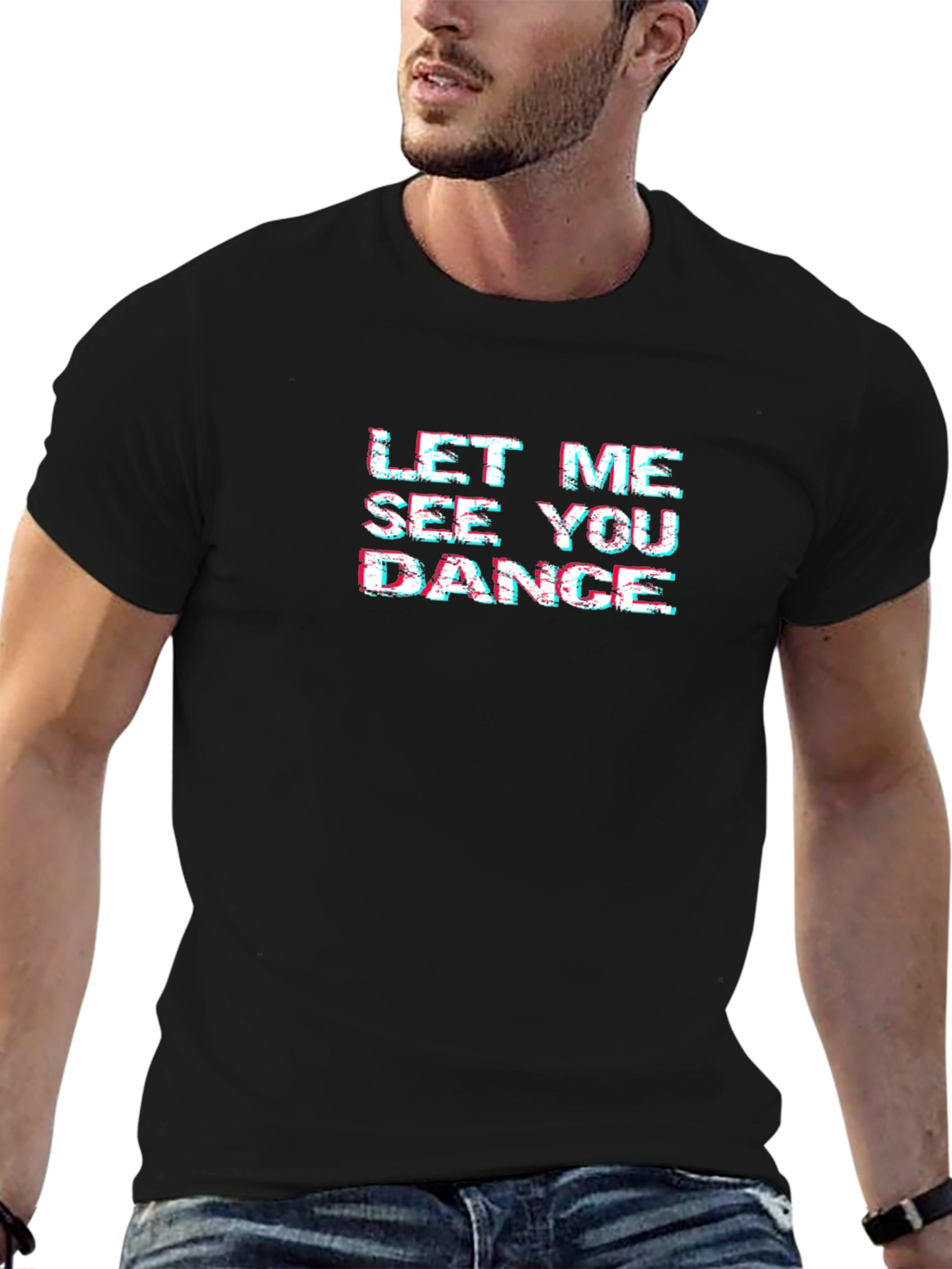 Let Me See You Dance Black Graphic Tee