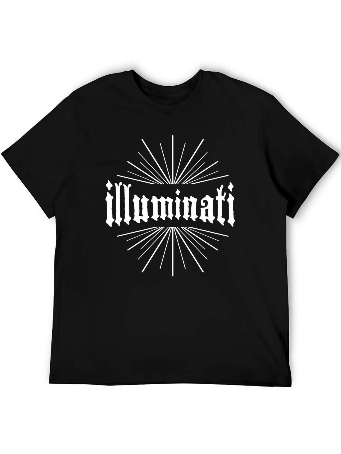 Illuminati Graphic Black T-Shirt