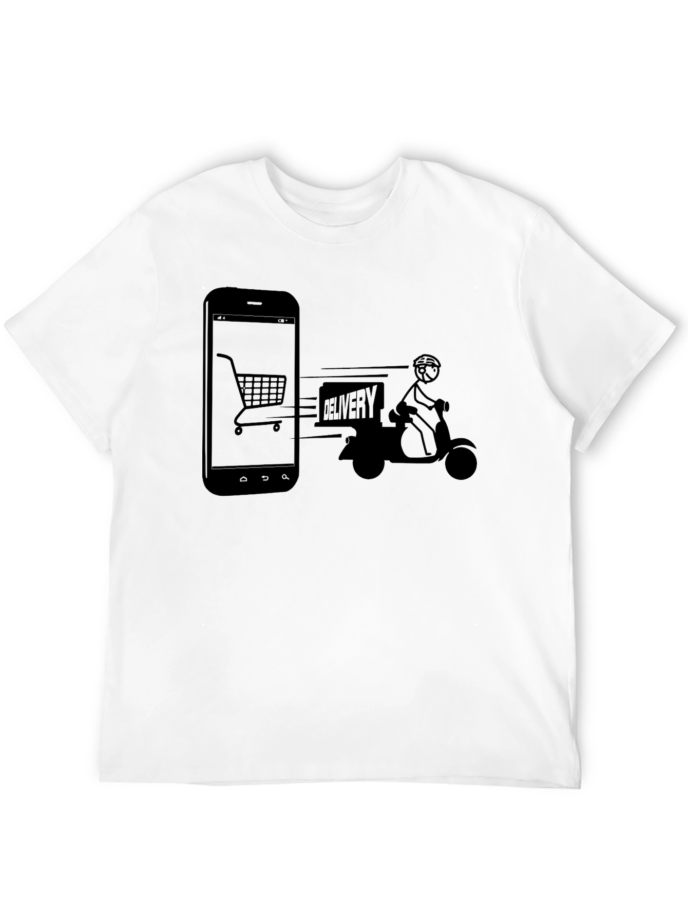 Online Shopping Delivery T-Shirt