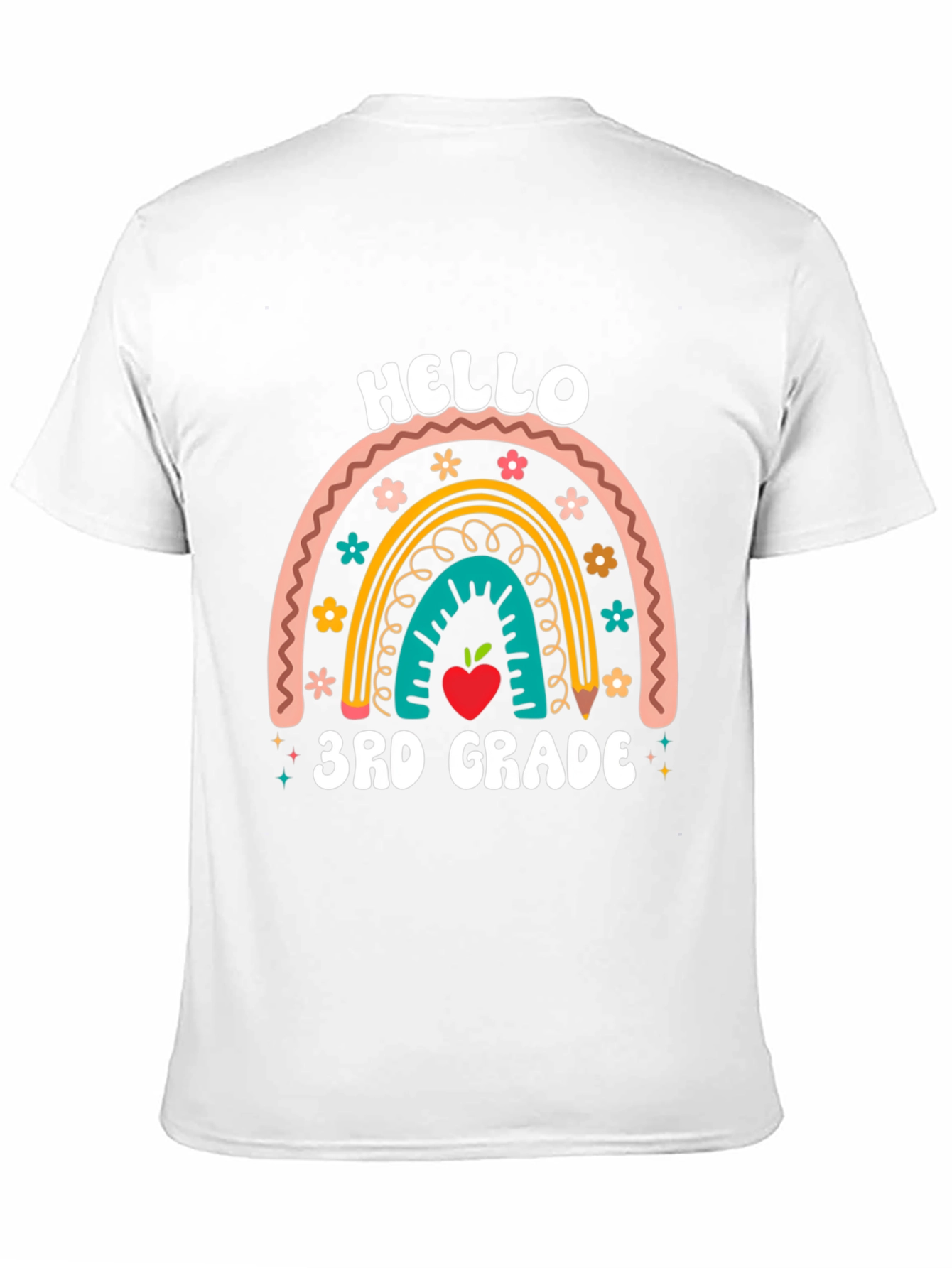 Hello 3rd Grade Rainbow T-Shirt